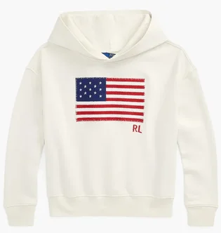 Худі дитяче Ralph Lauren W. Flag White 313971145001