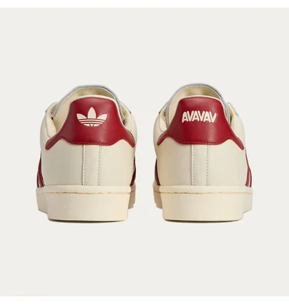 Кроссовки унисекс Adidas Х Avavav Superstar Superfinger Pack Beige/Red JP7142