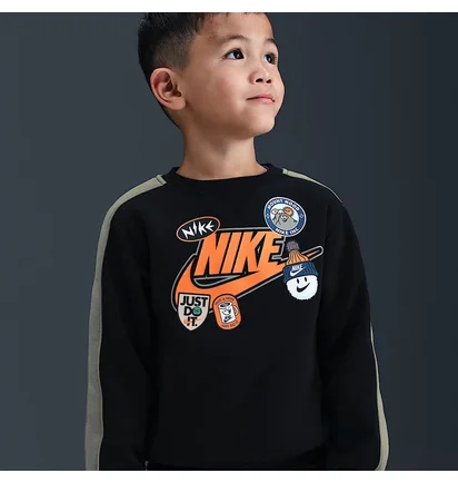 Спортивний костюм дитячий Nike Fleece Tracksuit Black/Grey 86N497-023