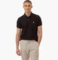 Поло чоловіче U.S. Polo Assn Slim Fit Solid Pique Black 11C581-3O00A-BLACK