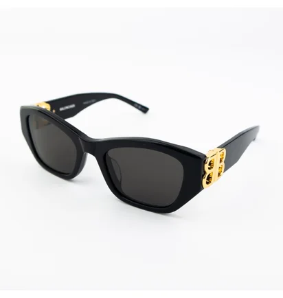 Солнцезащитные очки женские BALENCIAGA Grey/Black BB0311SK-001-53