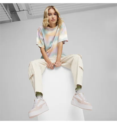 Кроссовки женские Puma Karmen Rebelle White/Beige 387212-21