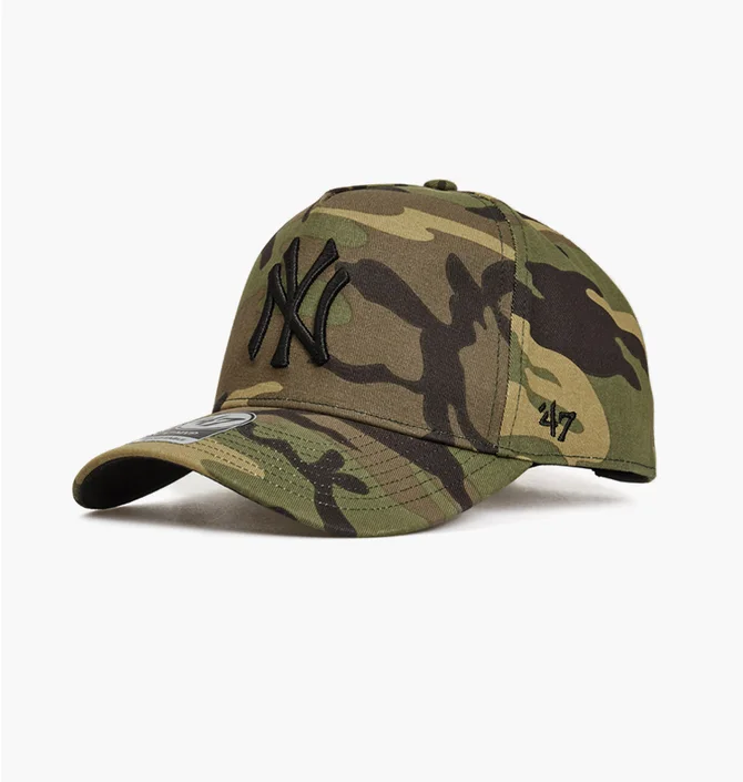 Кепка унисекс 47 Brand Dt Grove Yankees Camo B-Grvsp17Cnp-Cm