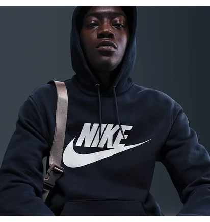 Худі чоловіче Nike Nk Club Bb Po Gfx Blue FN3868-451