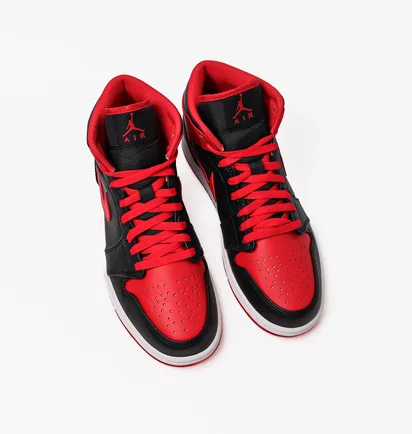 Кросівки чоловічі Air Jordan 1 Mid Black Dq8426-060