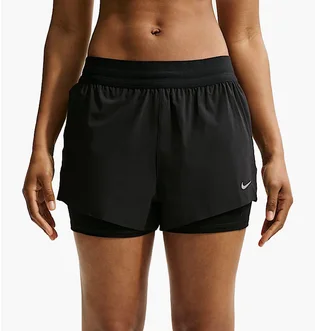 Шорты женские Nike W Nk Swift Df Mr 2N1 Black HJ5376-010