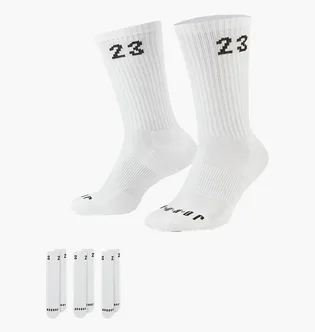 Носки унисекс Air Jordan U Essential Crew (3 пары) White DA5718-100