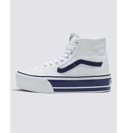 Кеды женские Vans Sport Stripes Sk8-Hi Tapered Stackform Shoe White VN0A5JMKNWD
