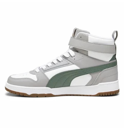 Кроссовки мужские Puma Rbd Game High Top Sneakers Grey/White 385839-17
