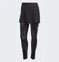 Штаны женские Adidas Tennis New York 2-In-1 7/8 Tights Brown Ht3403