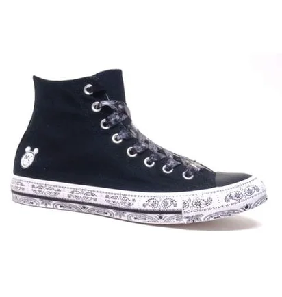 Кеды женские Converse X Miley Cyrus Chuck Taylor Hi Black 162234C