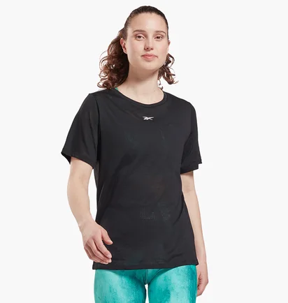 Футболка жіноча Reebok Burnout T-Shirt Black Gt3133