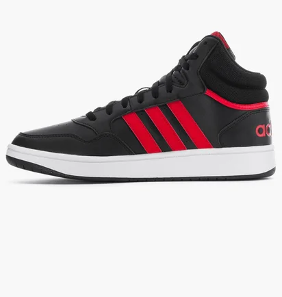 Кроссовки мужские Adidas Hoops 3.0 Mid Black ID9835