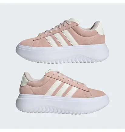 Кроссовки женские Adidas Grand Court Platform Pink IE1104