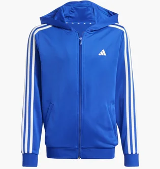 Кофта дитяча Adidas Train Essentials Aeroready 3-Stripes Regular-Fit Full-Zip Blue IP2418