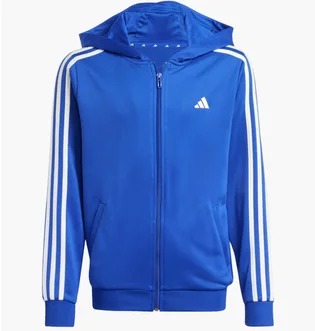 Кофта дитяча Adidas Train Essentials Aeroready 3-Stripes Regular-Fit Full-Zip Blue IP2418