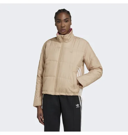 Пуховик жіночий Adidas Short Puffer Jacket Beige HM2614