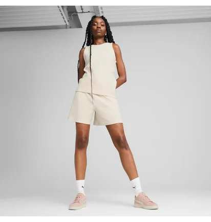 Шорты женские Puma Her High-Waist Shorts Beige 685062-87