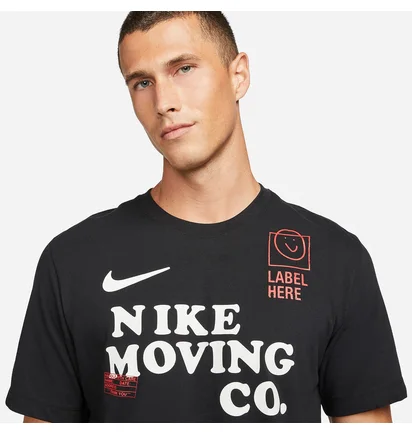 Футболка чоловіча Nike Df Tee 6/1 Black FD0134-010