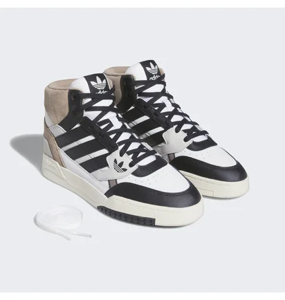 Кроссовки унисекс Adidas Drop Step Se Shoes White/Black GV9323