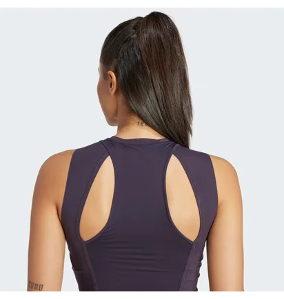 Топ женский Adidas Hiit Crop Heat.Rdy Tank Top Violet IQ1763