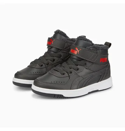 Кроссовки детские Puma Rebound Joy Fur Trainers Grey 375479-06