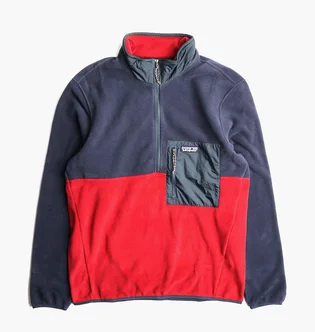 Куртка мужская Patagonia Microdini Half Zip Pullover Blue/Red 26200