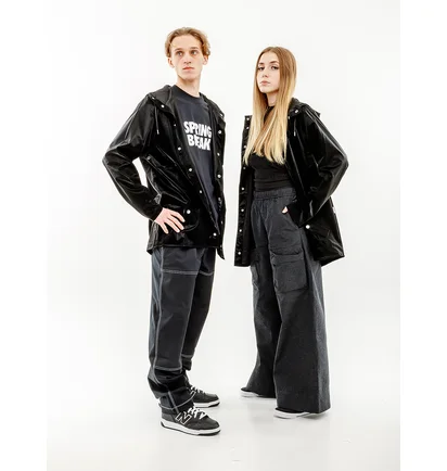 Куртка унісекс Rains Jackets Black 1201-VELVETBLACK