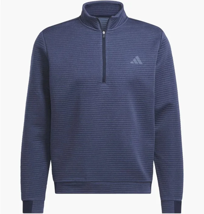 Кофта мужская Adidas Sudadera Ultimate365 Dwr Textured Cierre Corto Blue IL0562