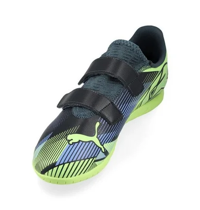 Футзалки детские Puma Future 7 Play In V Blue/Green 107956-03