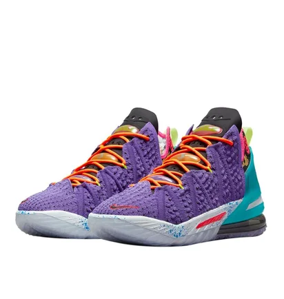 Кроссовки унисекс Nike Lebron Xviii Best 10-18 Multi DM2813-500