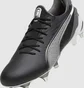 Бутсы унисекс Puma King Ultimate Mxsg Black/Grey 107866-01