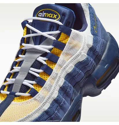 Кроссовки мужские Nike Sb Air Max 95 X Eric Koston Obsidian And Speed Yellow MenS Shoes Blue HQ8492-400