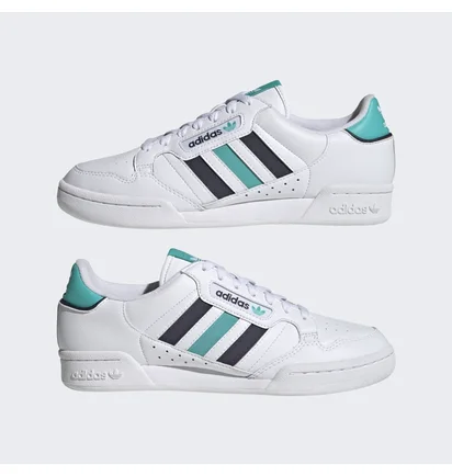 Кроссовки мужские Adidas Continental 80 Stripes Shoes White GW1705