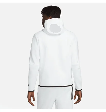 Толстовка мужская Nike M Nsw Tch Flc Hoodie Fz Wr Gr White FJ5334-121