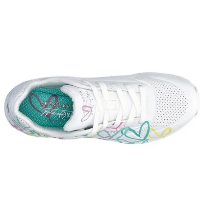 Кросівки жіночі Skechers Uno Changed Love White 177982-WMLT