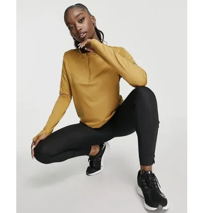 Кофта жіноча Nike Element Trail Running Yellow DC5217-790
