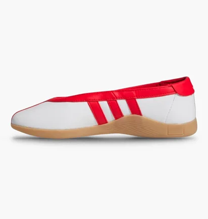 Балетки женские Adidas Taekwondo Mei Ballet White/Red JQ0960