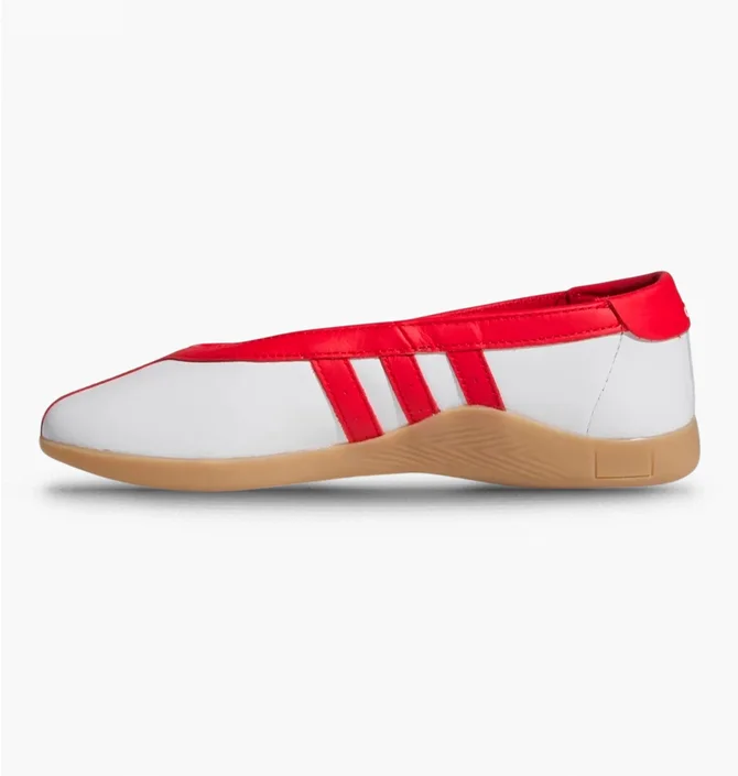 Балетки женские Adidas Taekwondo Mei Ballet White/Red JQ0960