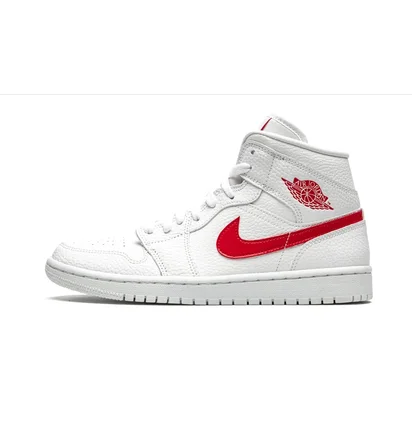Кроссовки женские Air Jordan 1 Mid Wmns White BQ6472-106