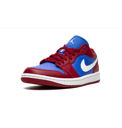 Кросівки жіночі Air Jordan Wmns 1 Low Red/Blue DC0774-604