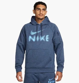 Худи мужское Nike Tf Po Hoodie Swoosh Blue HJ3001-437