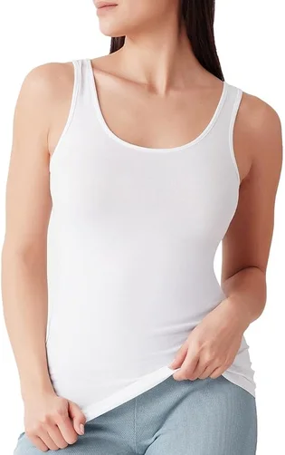 Майка женская Kappa Canotta Spalla Larga White K2401-BIANCO