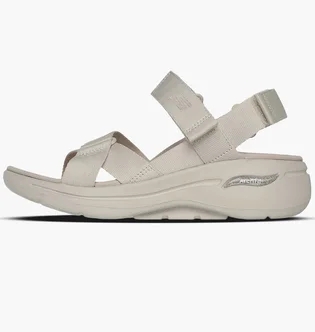 Сандали женские Skechers Go Walk Arch Fit Beige 140808-NAT