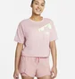 Футболка женская Nike W Nk Dry Grx Crop Top Pink DC7189-630