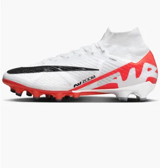 Бутсы унисекс Nike Mercurial Superfly 9 Elite Artificial-Grass Soccer Cleats White/Orange DJ5165-600