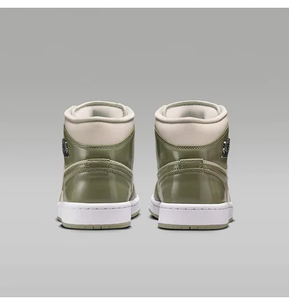 Кроссовки женские Air jordan 1 Mid Olive/Beige HF4079-003