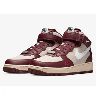 Кроссовки мужские Nike Air Force 1 Mid Red/Beige Do7045-600