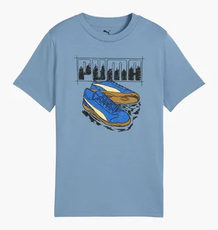 Футболка детская Puma Graphic Sneakers Blue 689939-34