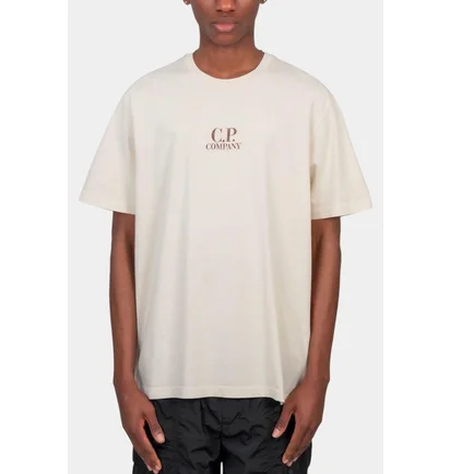 Футболка мужская C.P. Company Beige 20CMTS291A005431G
